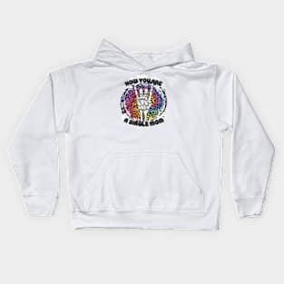 Now-You-A-Single-Mom Kids Hoodie